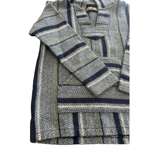 Retrofit Sweater Size M Youth Pullover Hippie Mexico Knit Poncho | X303 - Picture 3 of 14